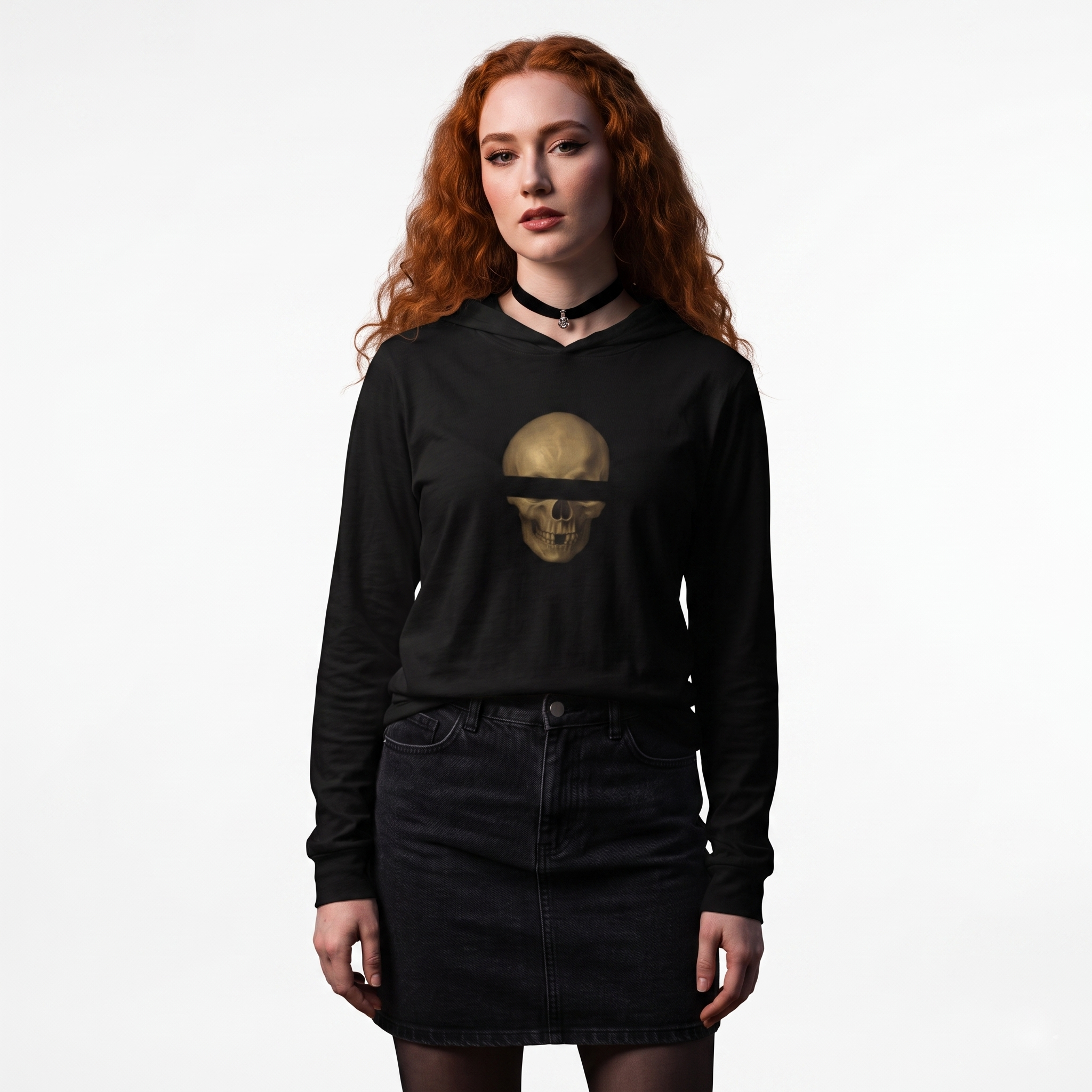 Anonymous Earth Skull Unisex Hooded Tee