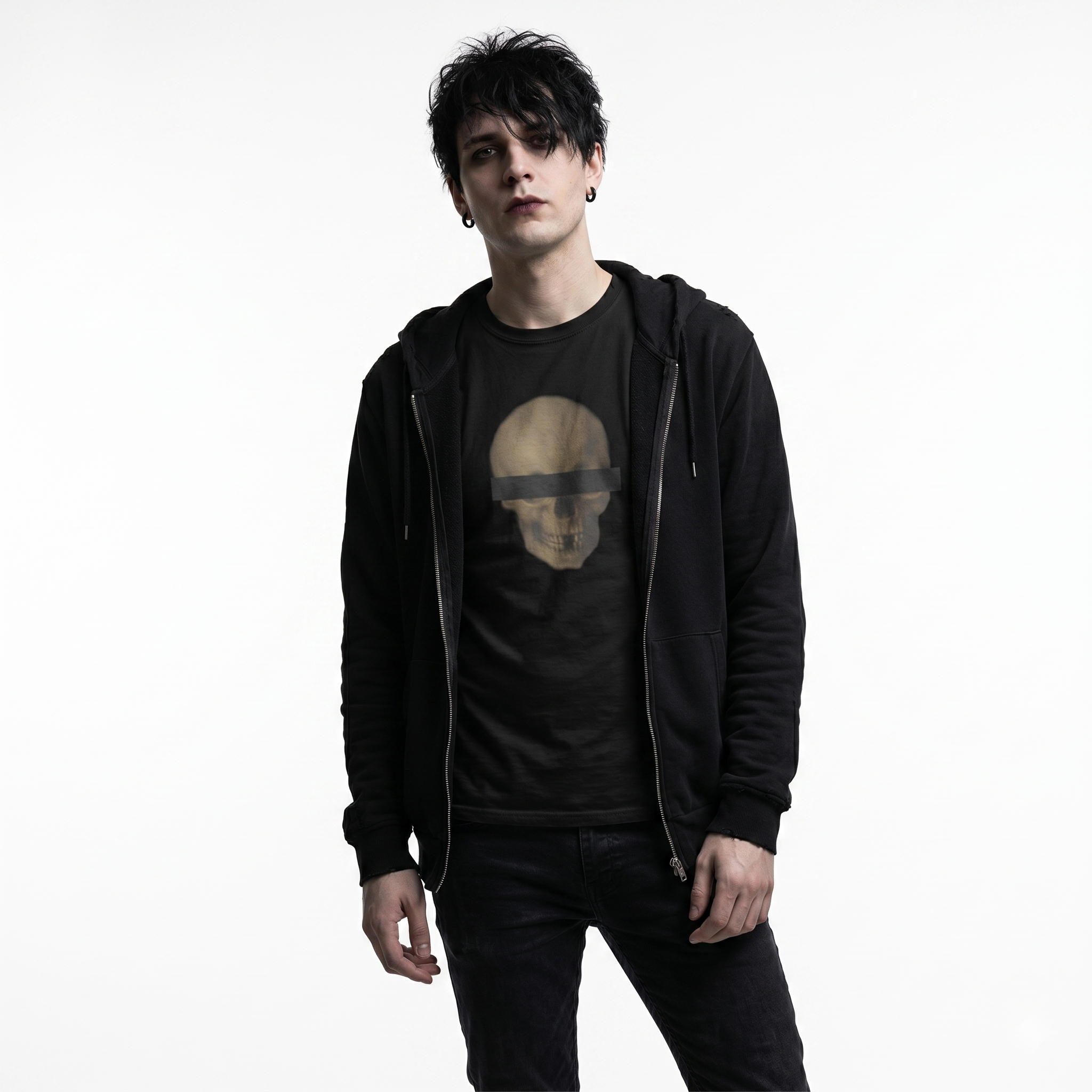 Anonymous Earth Skull Unisex Tee