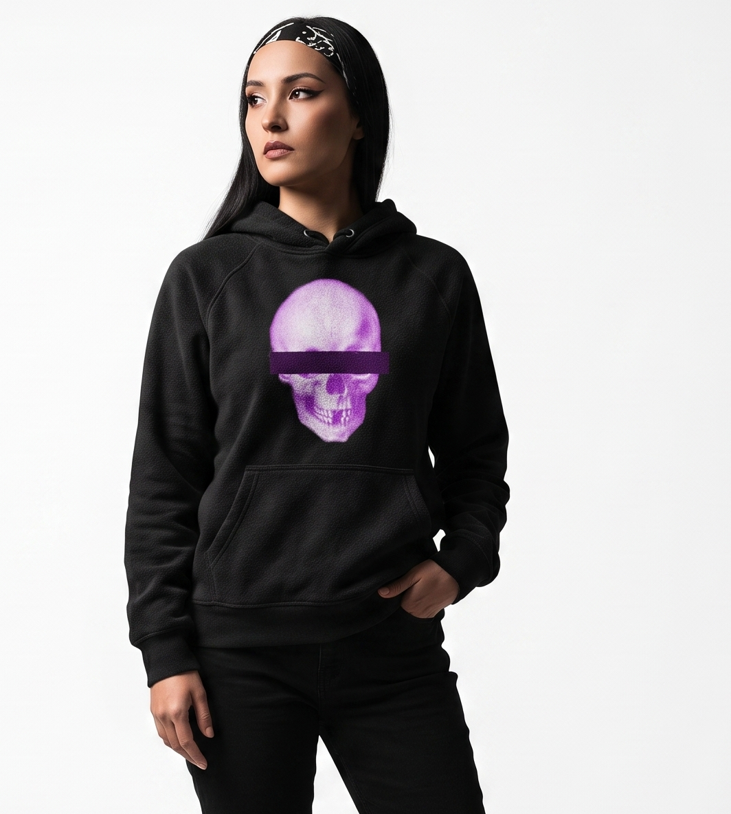 Anonymous Pink Super Skull Unisex Hoodie