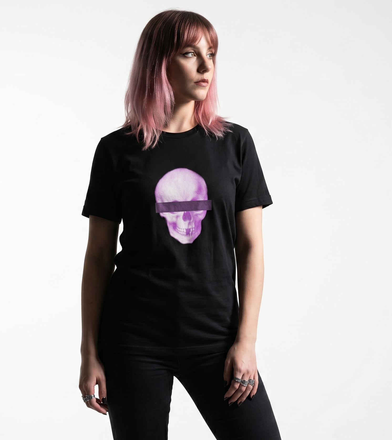 Anonymous Pink Skull Unisex Tee