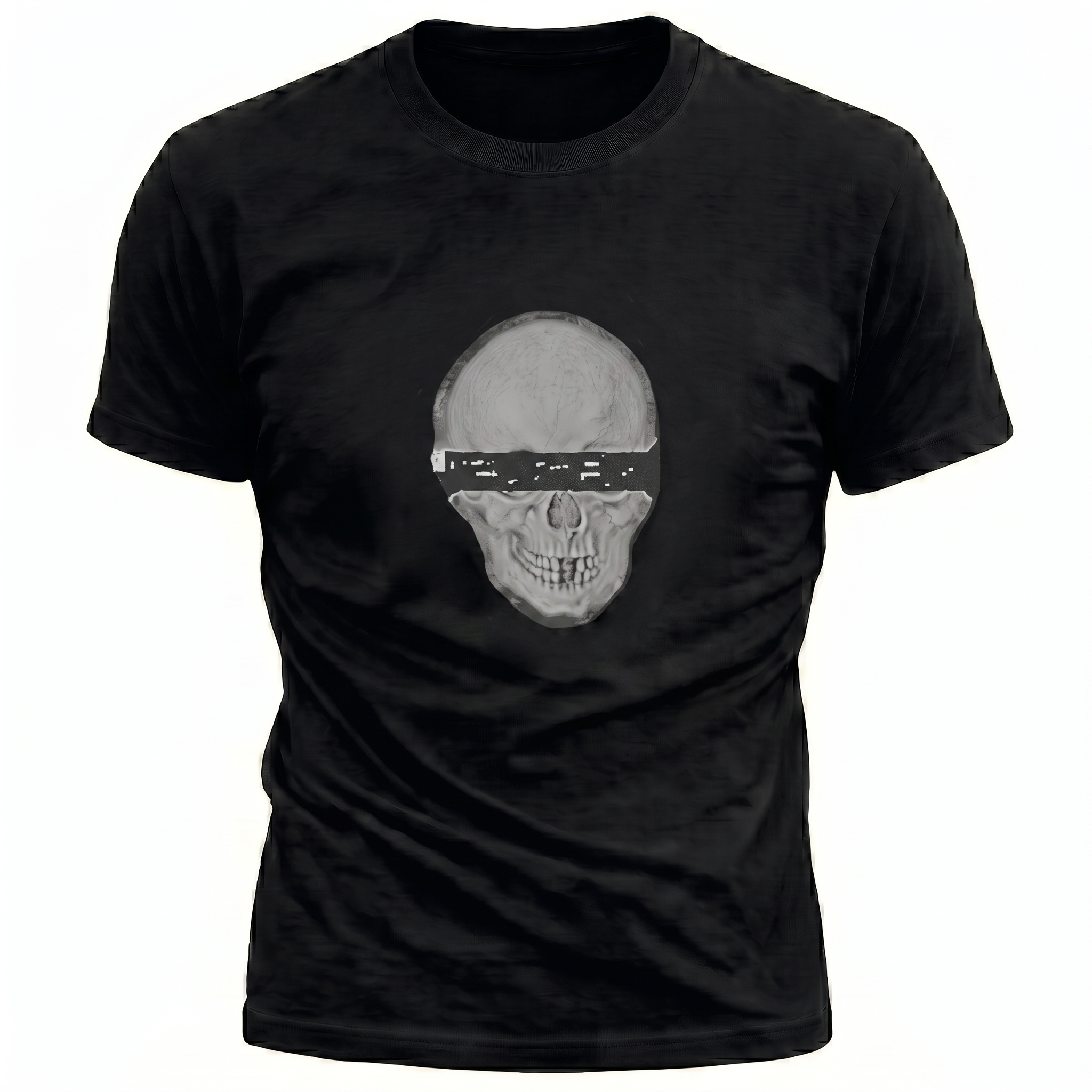 Anonymous Photocopy Skull Mens Tee