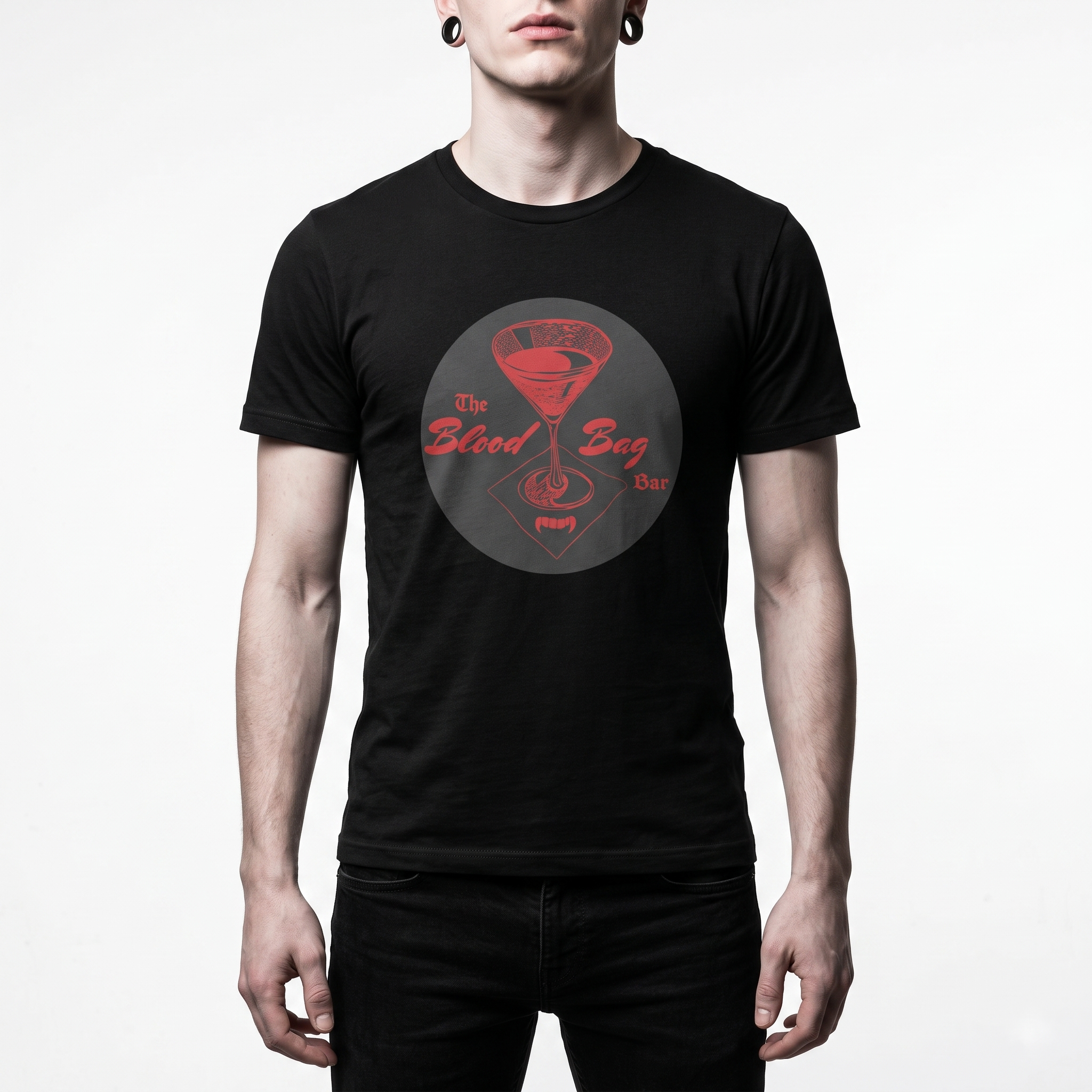Blood Bag Vampire Bar - Black Cherry Edition Unisex Tee
