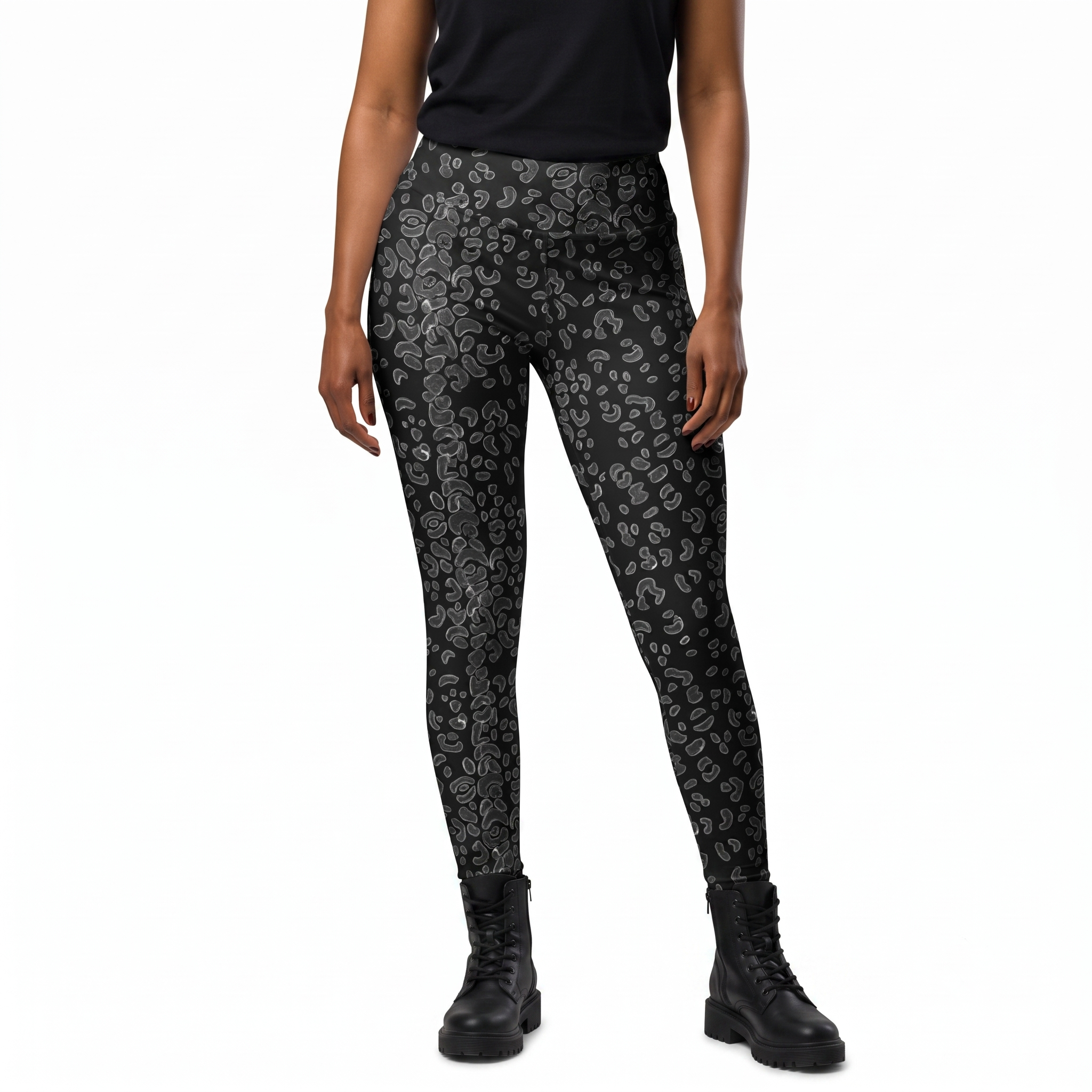Cat Attack Leopard Print Leggings