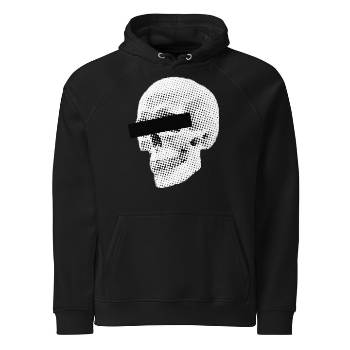 Doppelganger Newsprint Super Skull Mens Hoodie