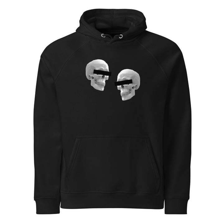 Doppelgangers Gray Skull Mens Hoodie