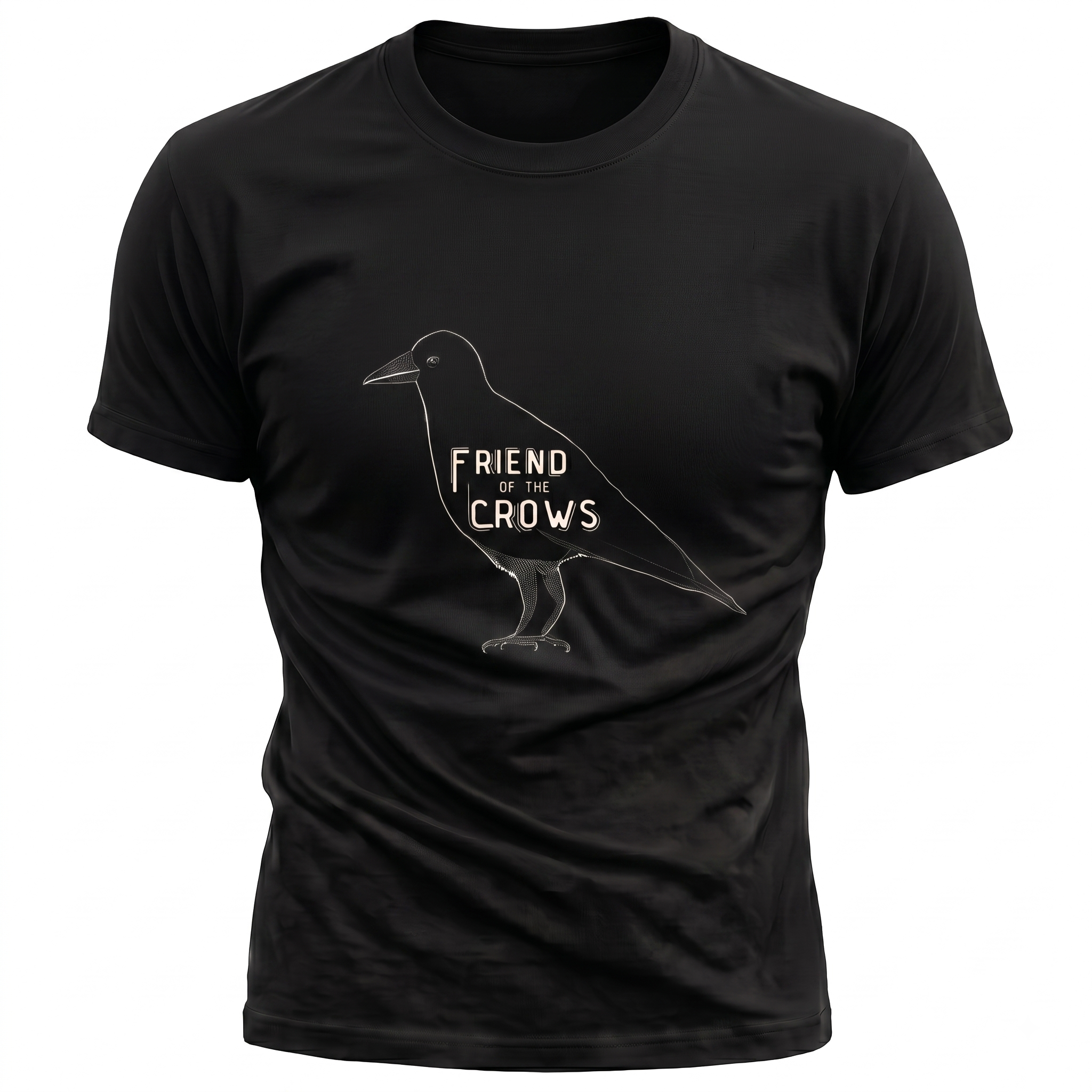 Friend of the Crows Unique Graphic Mens Tee