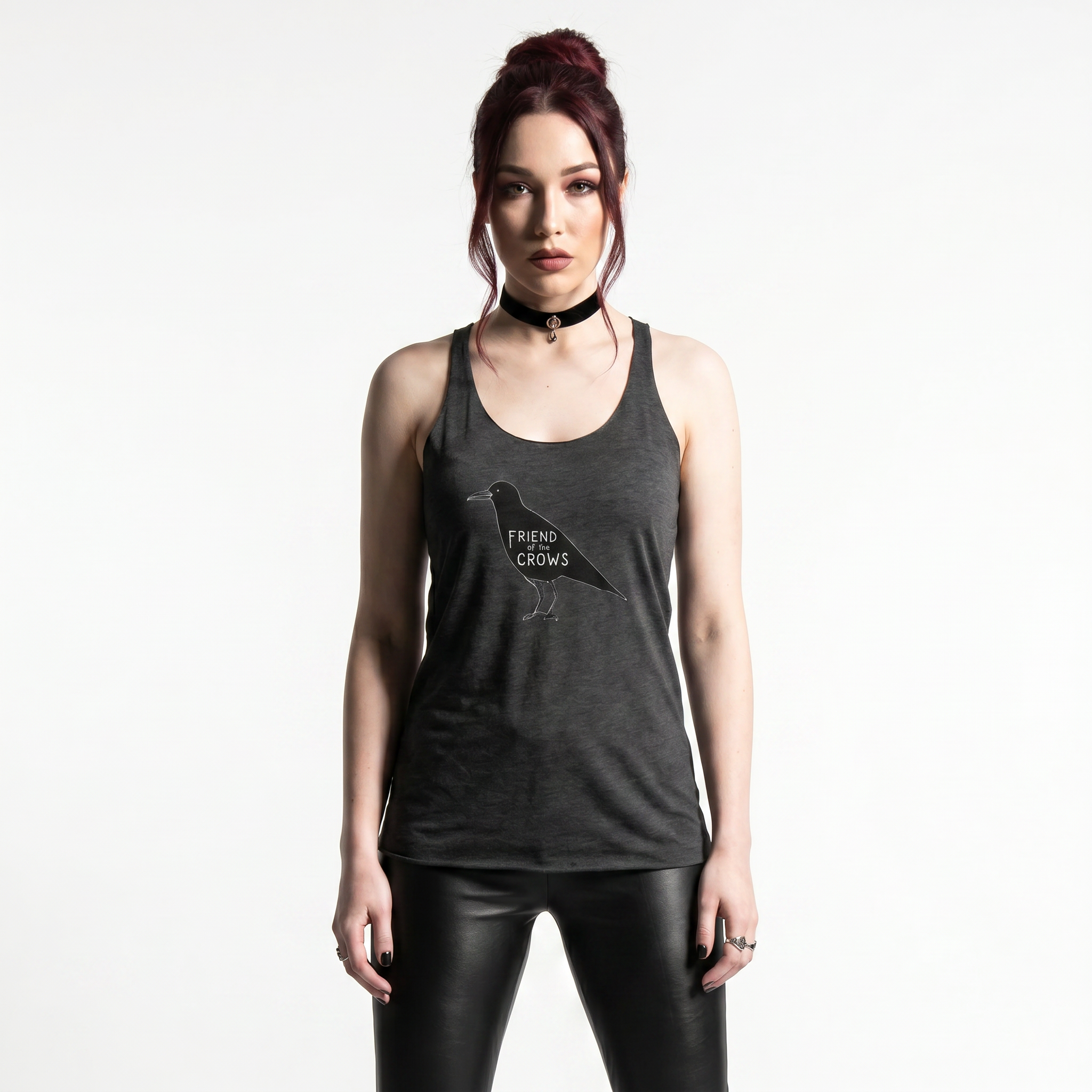Friend of the Crows Unique Graphic Tank Top