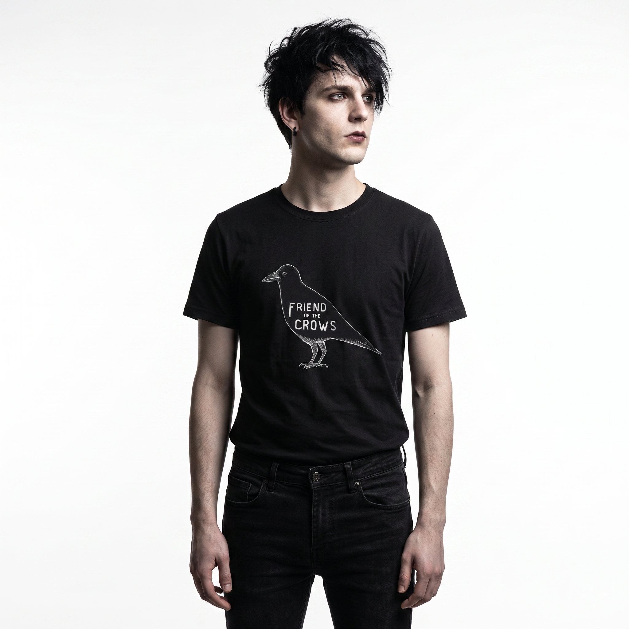 Friend of the Crows Unique Graphic Unisex Tee