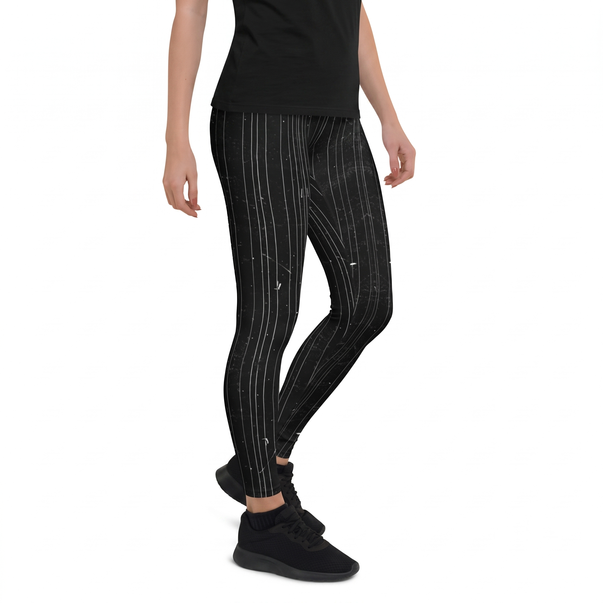 Hypnotize Witchy Striped Leggings