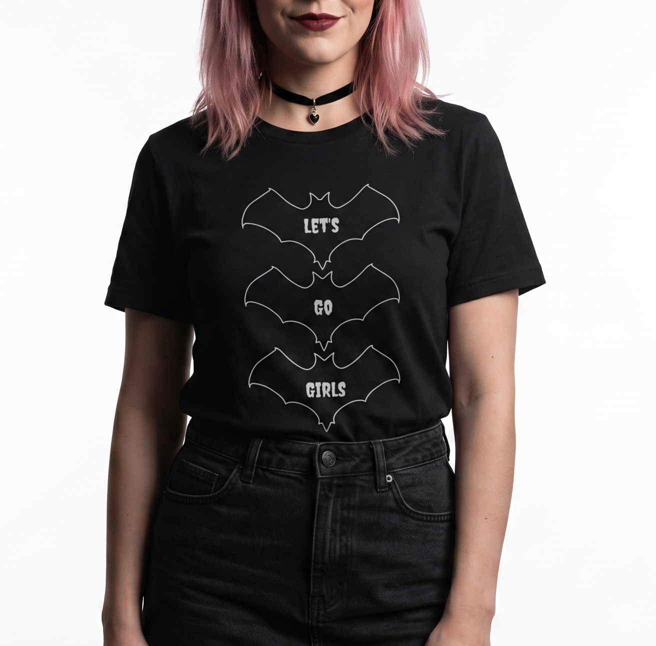 Let's Go Girls Cute Gothic Unisex Tee