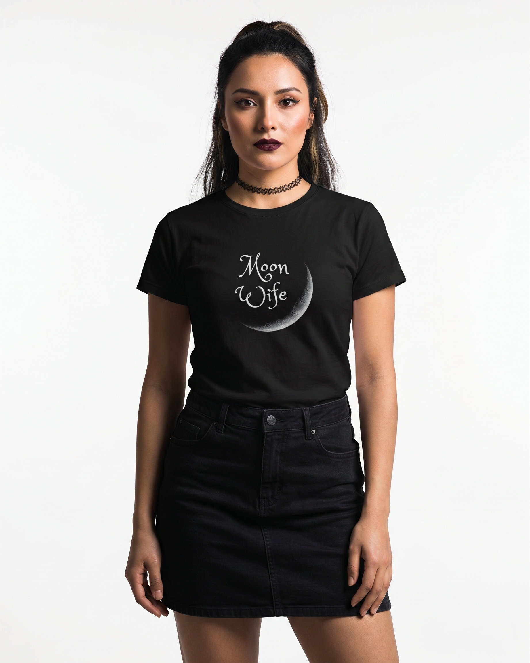 Moon Wife Witchy High-Waisted Tee