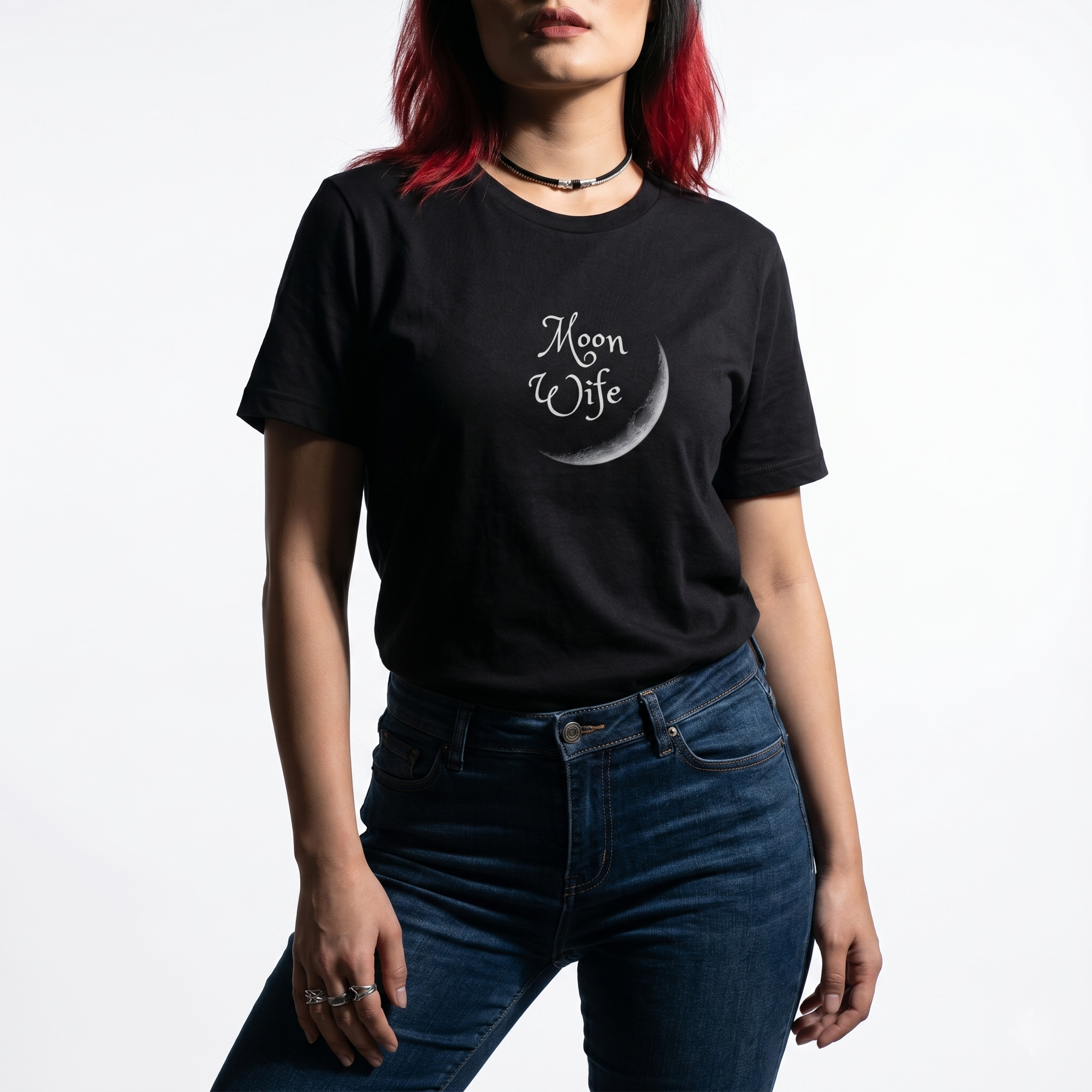 Moon Wife Witchy Womens Tee