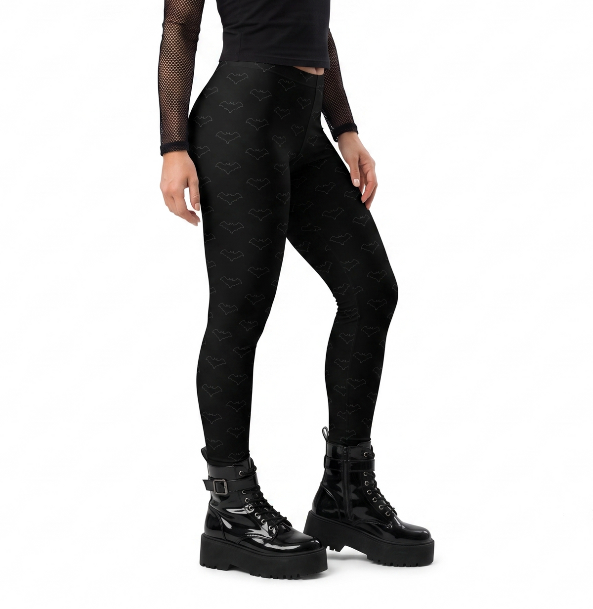 Retro Polka Dot Bats Leggings