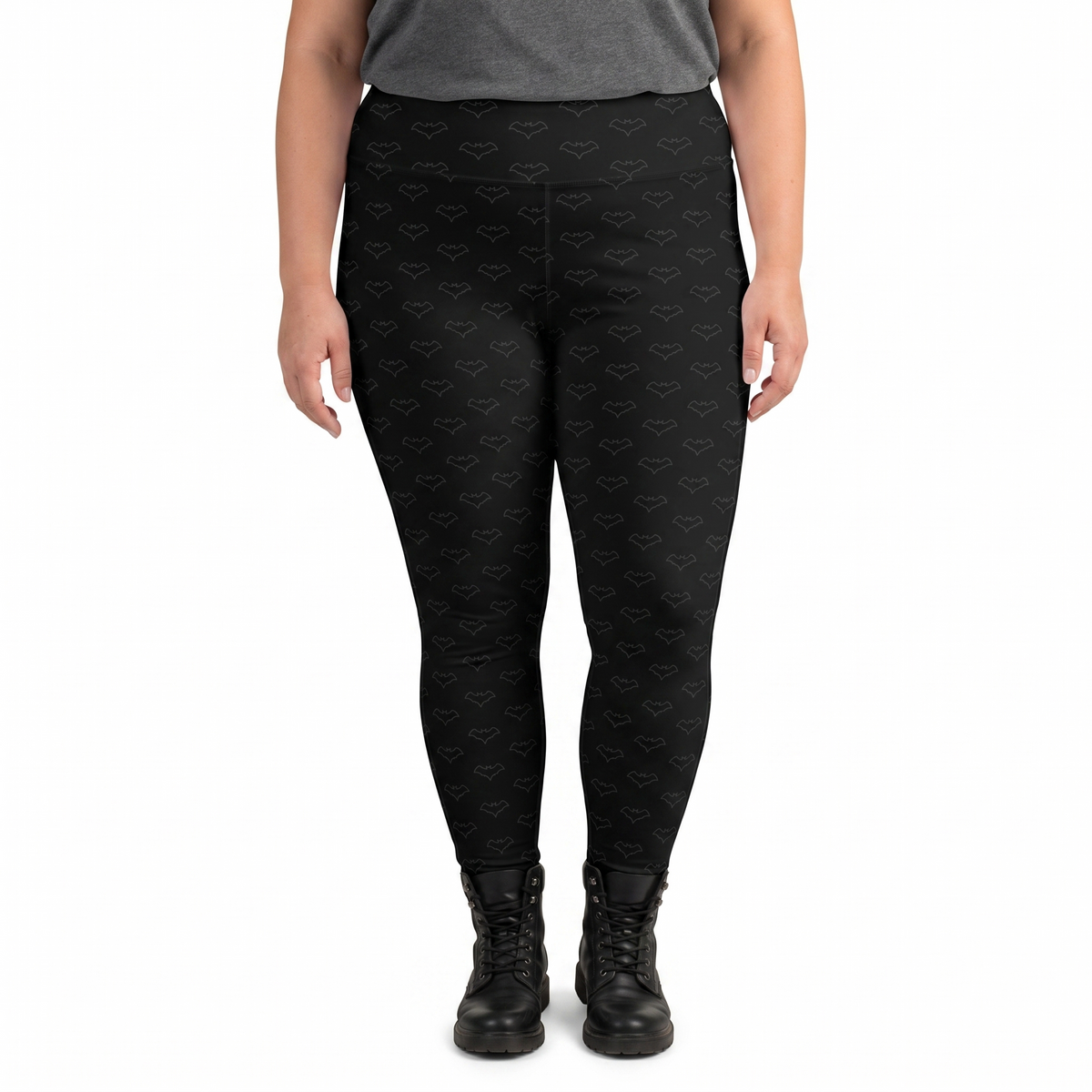 Retro Polka Dot Bats Plus Size Leggings