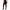 Serpent's Curse Dark Red Floral Damask Crossover Leggings