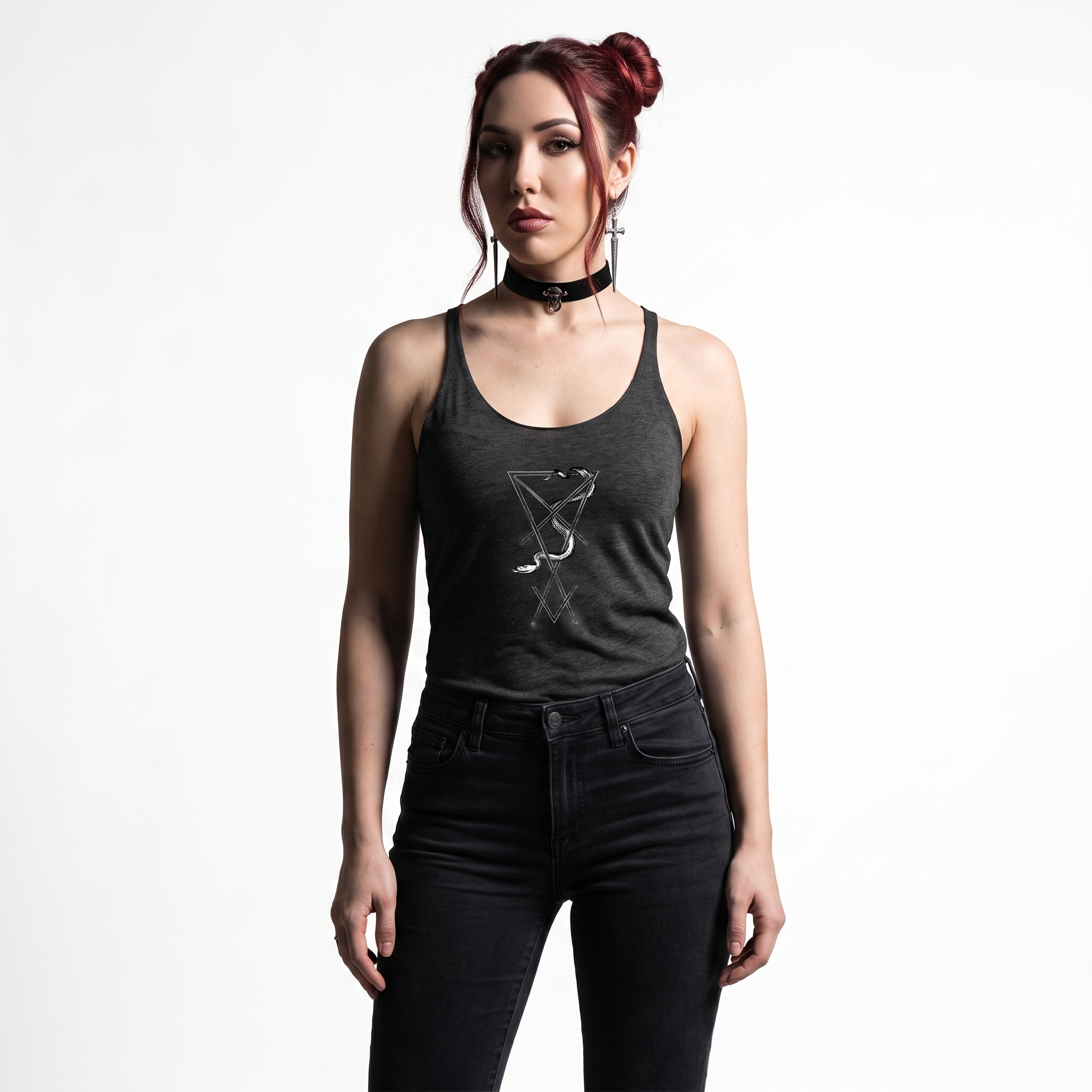 Sigil of Lucifer Occult Tank Top
