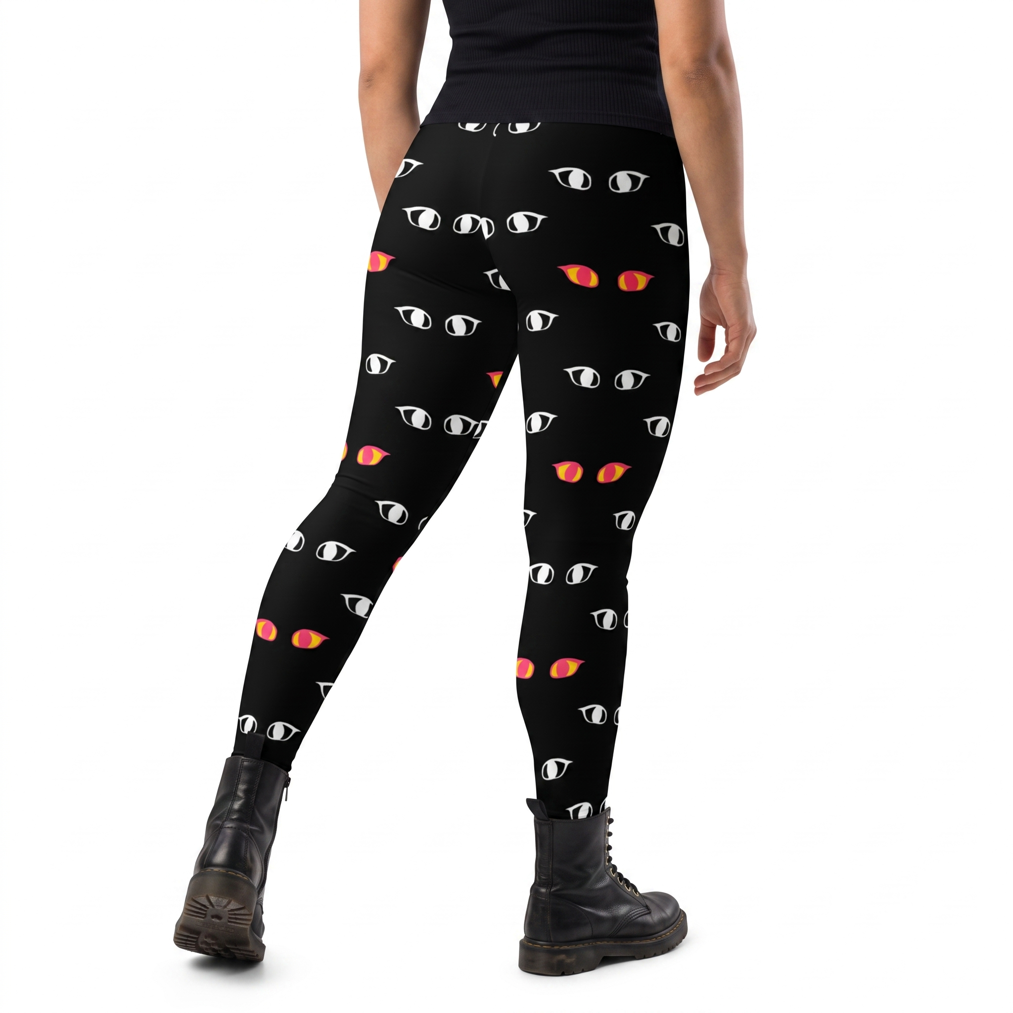 Void Kitty Cat Eyes Polka Dot Leggings