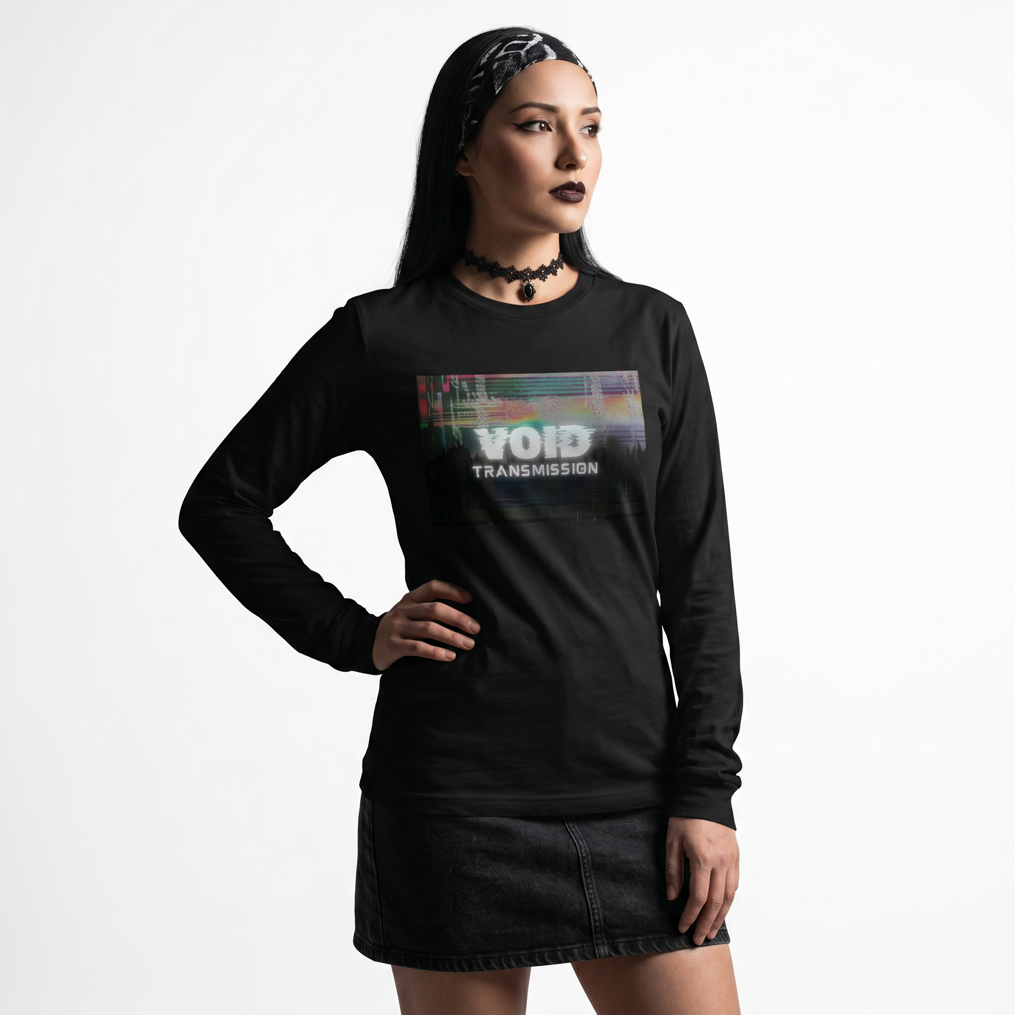 Void Transmission Vintage Style Unisex Long Sleeve Tee